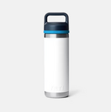 Yeti Rambler 18oz Water Bottle with Chug Cap White/Blue