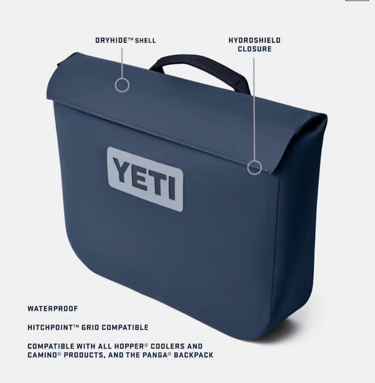 Yeti Sidekick Dry 6L Seafoam Waterproof Gear Case