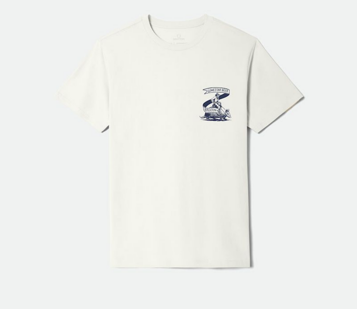 Brixton X Lone Star Armadillo Cream S/s Standard Tee Shirt