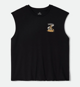 Brixton X Lone Star Armadillo Black Muscle Tee Shirt