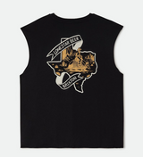 Brixton X Lone Star Armadillo Black Muscle Tee Shirt