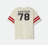 Brixton Rainier 1878 Natural S/s Oversized Tee Shirt