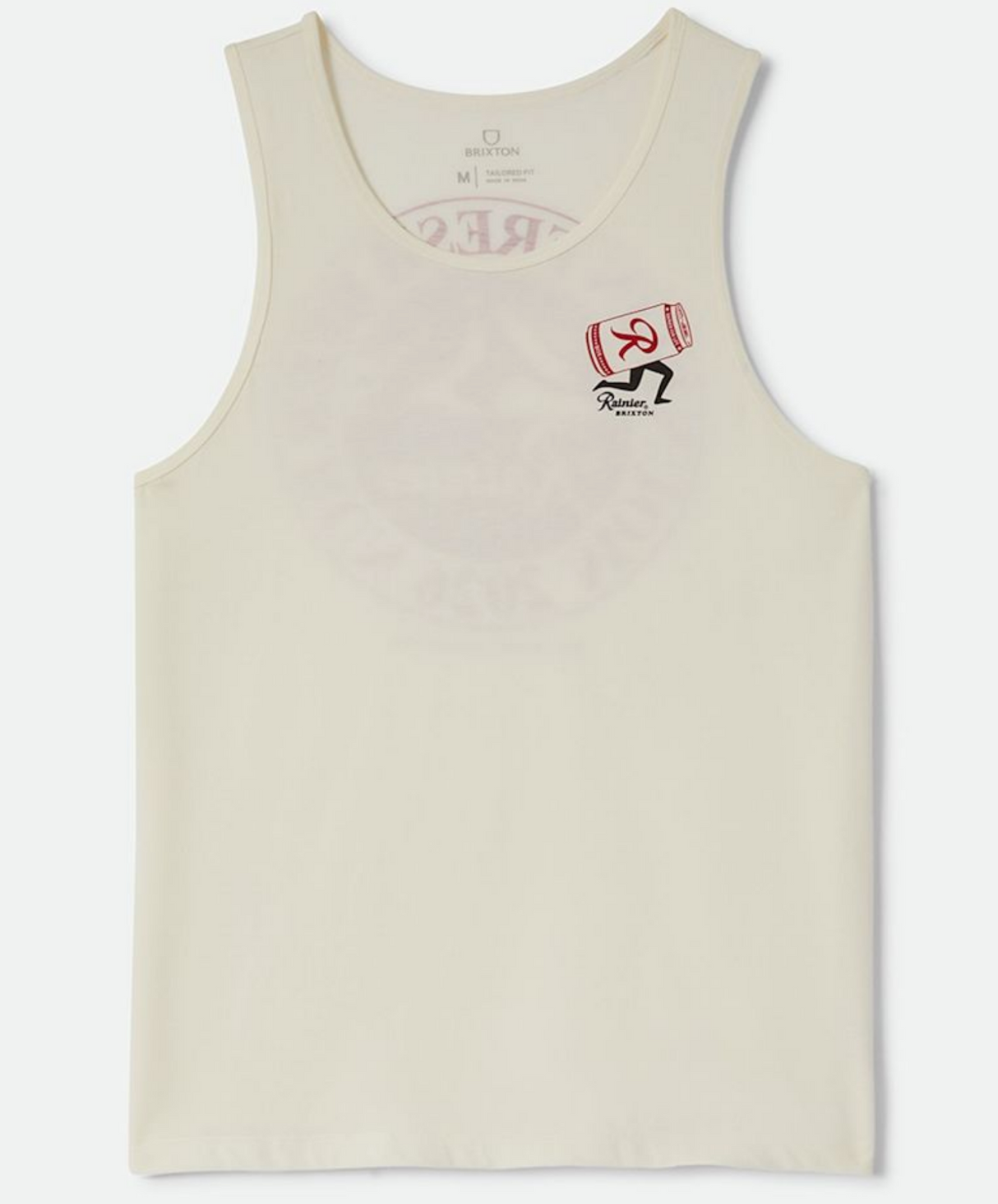 Brixton Rainier Beer Run Natural Tank Top
