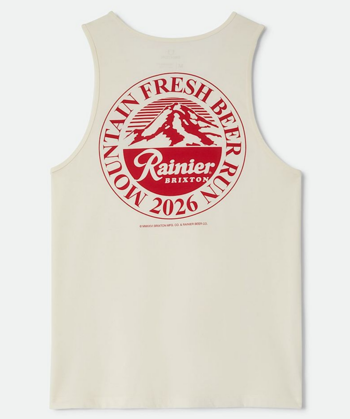 Brixton Rainier Beer Run Natural Tank Top
