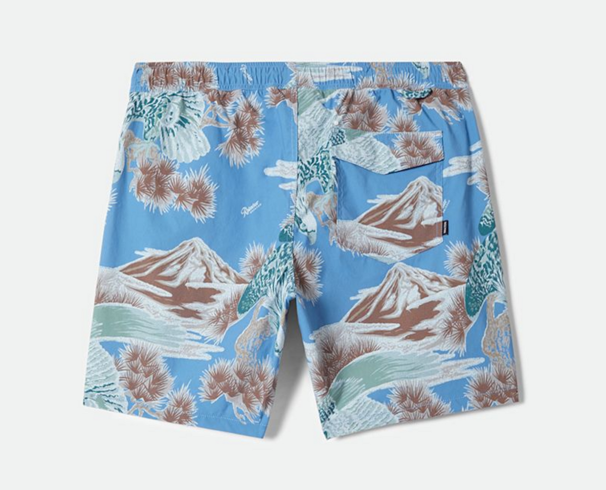 Brixton X Rainier Everyday Stretch Blue Sky 7" Hybrid Shorts