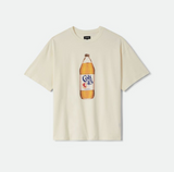 Brixton Colt 45 Forty Oz Natural S/s Oversized Tee Shirt