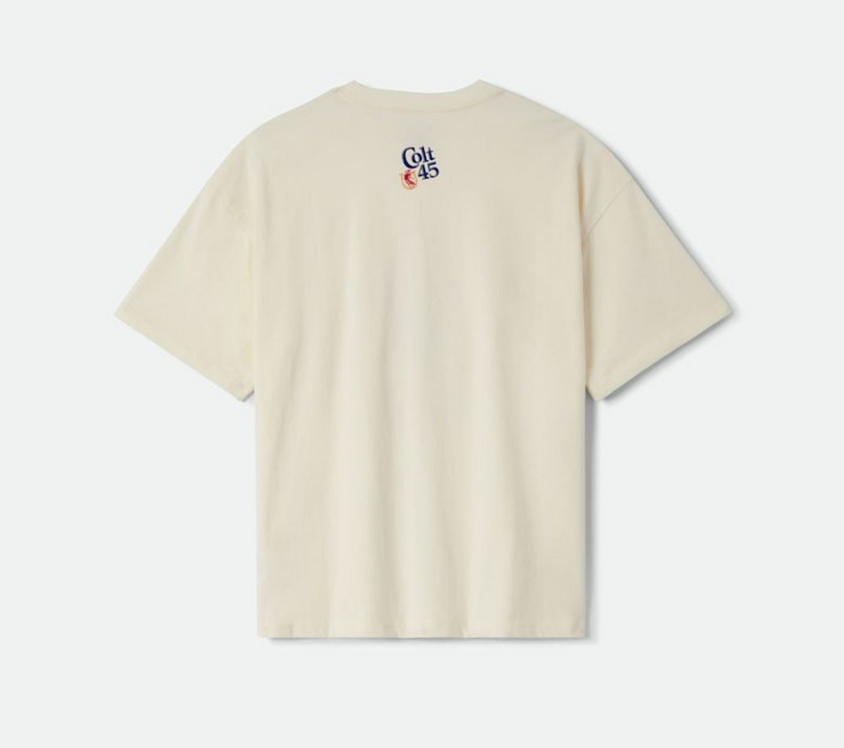 Brixton Colt 45 Forty Oz Natural S/s Oversized Tee Shirt