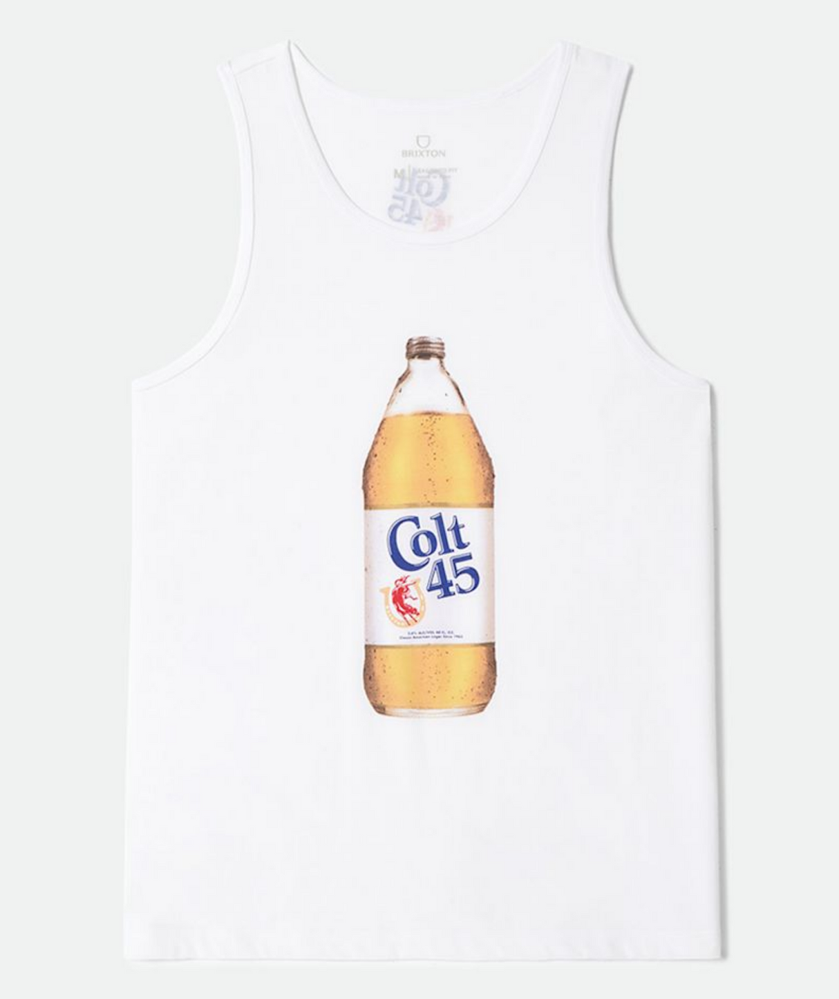 Brixton Colt 45 Oz White Tank Top Shirt