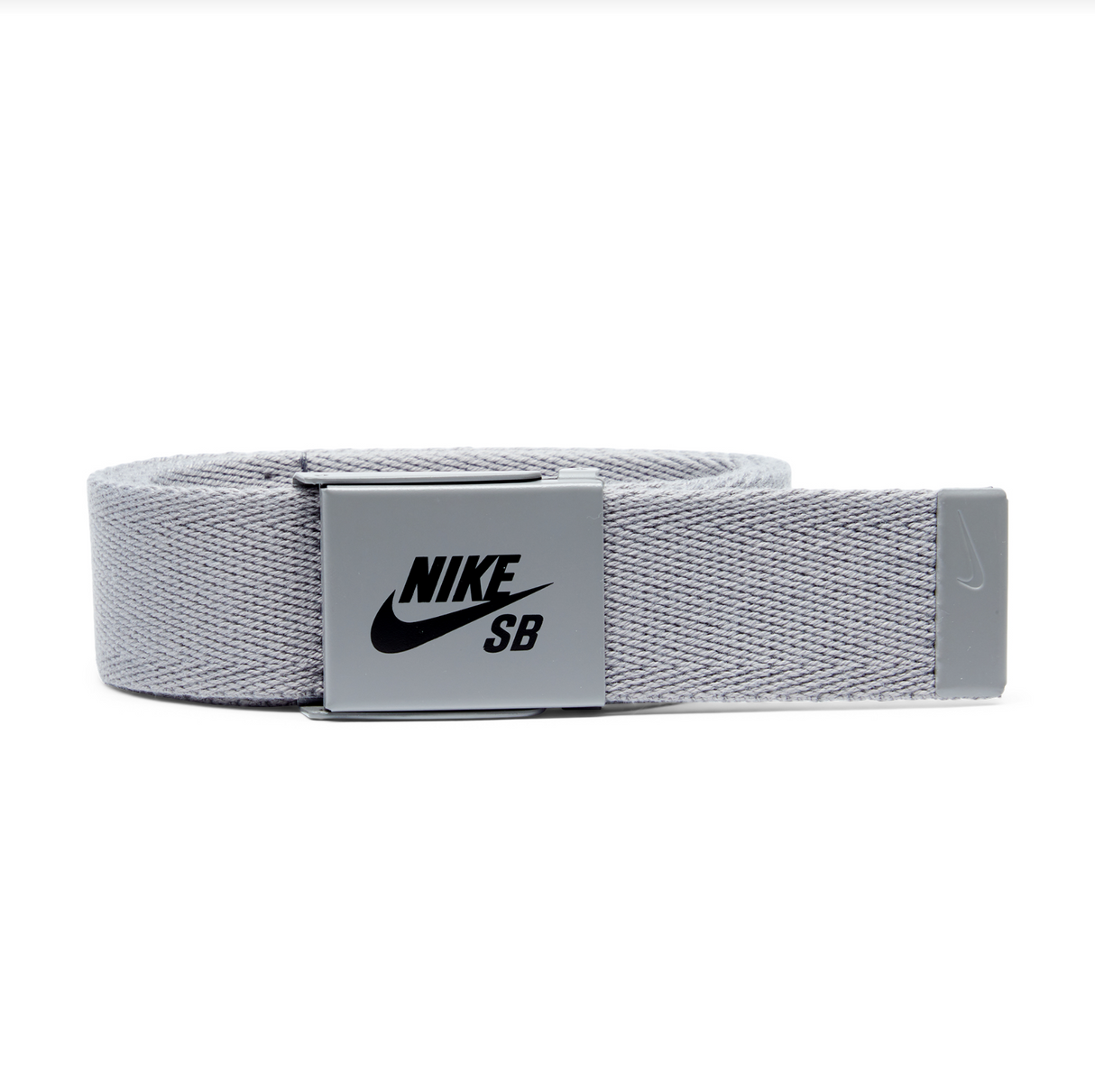 Nike SB Grey Non-Stretch Solid Web Belt