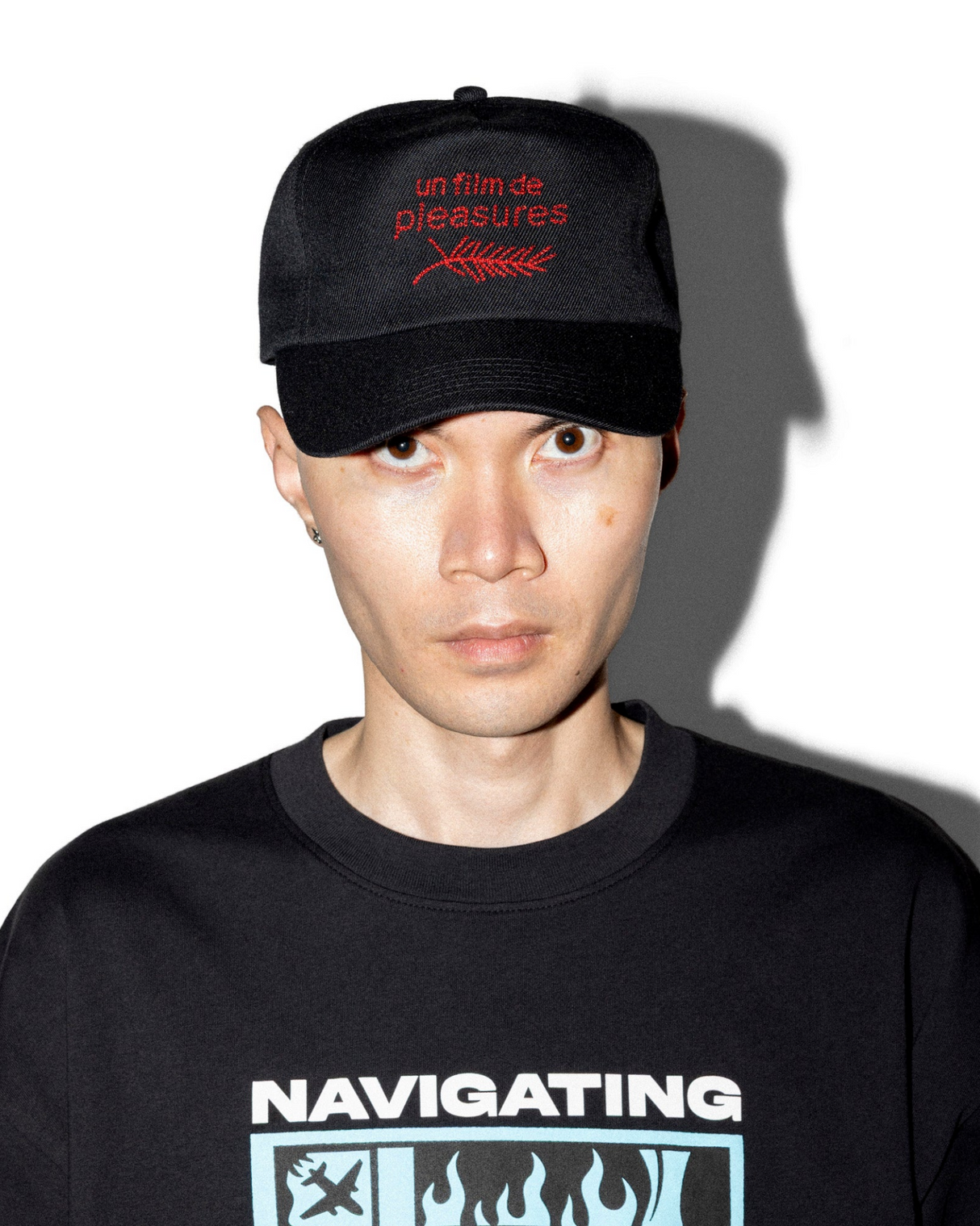 Pleasures Film Black Snapback Hat
