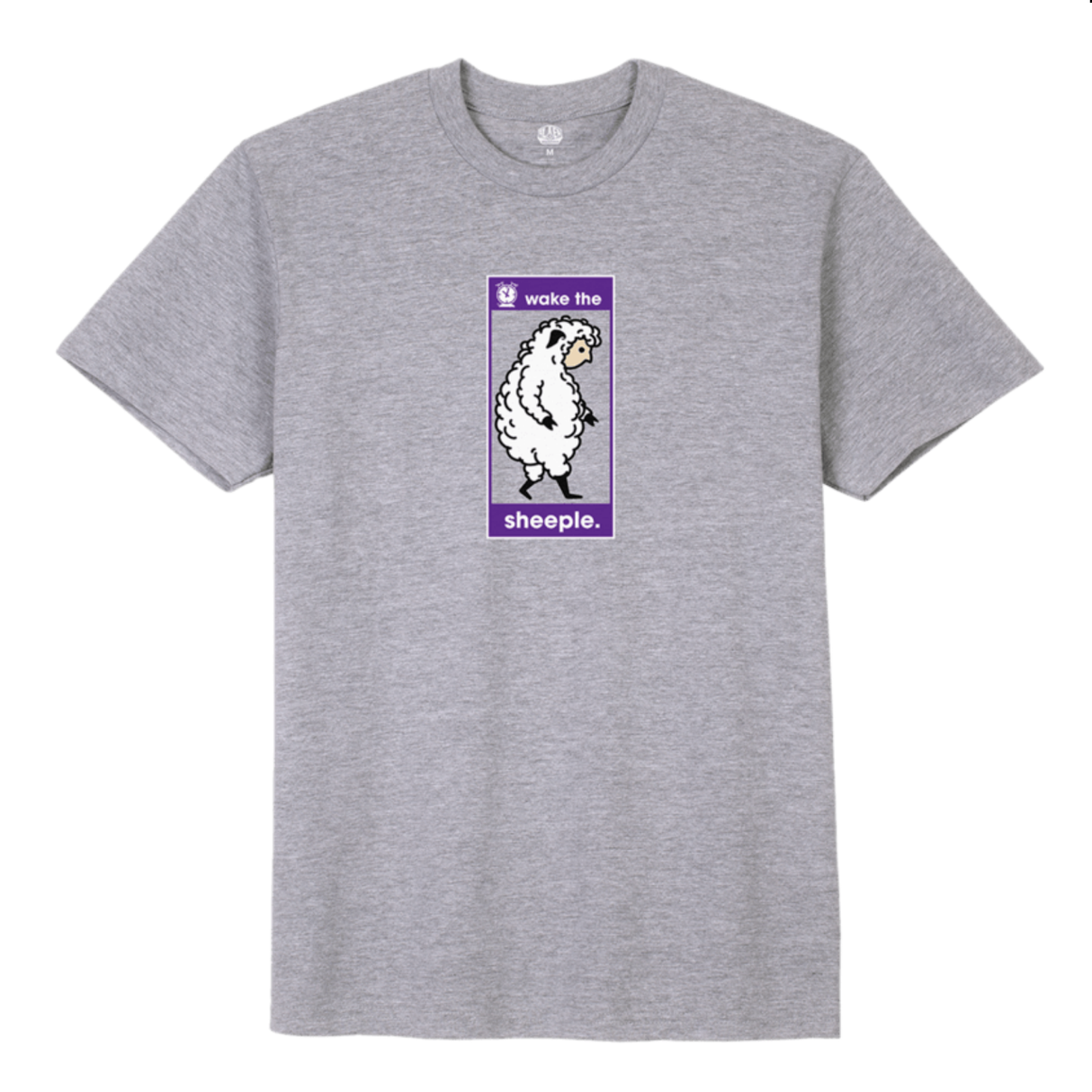 Alien Workshop Wake The Sheeple Heather Grey S/S T-Shirt