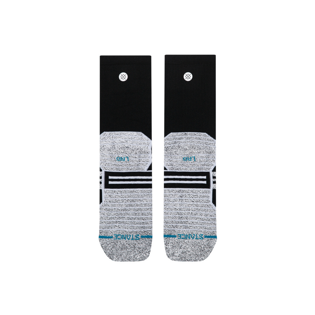 Stance Fusion Grip Crew Black Socks