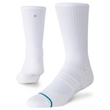 Stance Fusion Grip White Socks