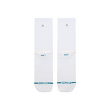 Stance Fusion Grip White Socks