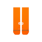 Stance Got Sol Mid Ribbed Crew Orange Socks