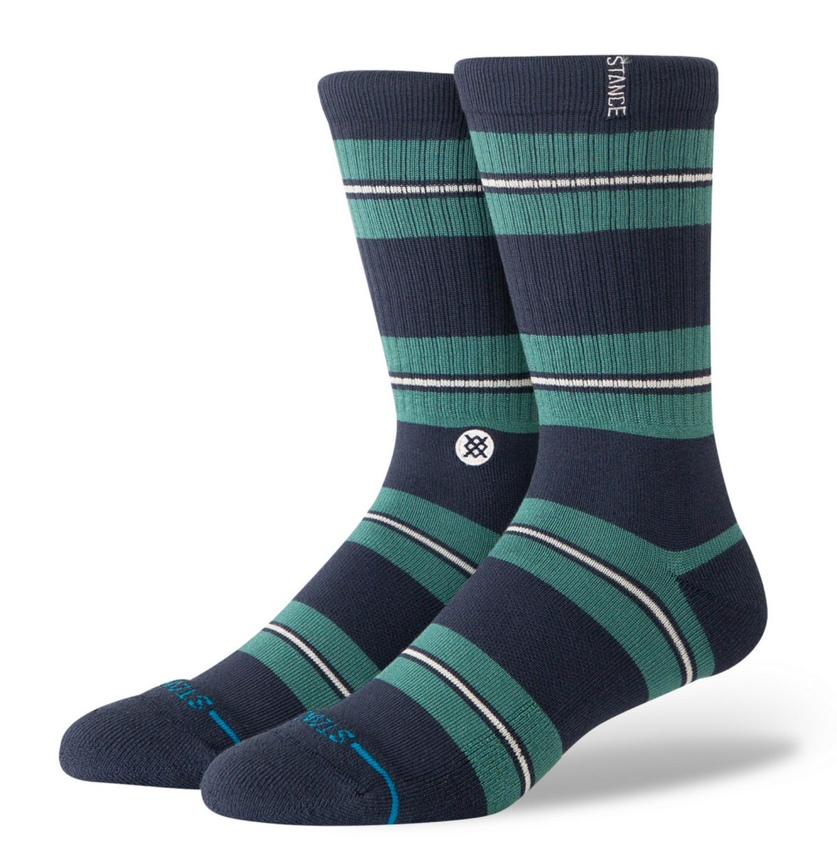 Stance Caesar Stripe Green Socks