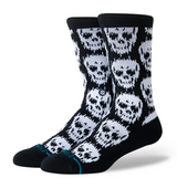 Stance Static Skull Black Socks