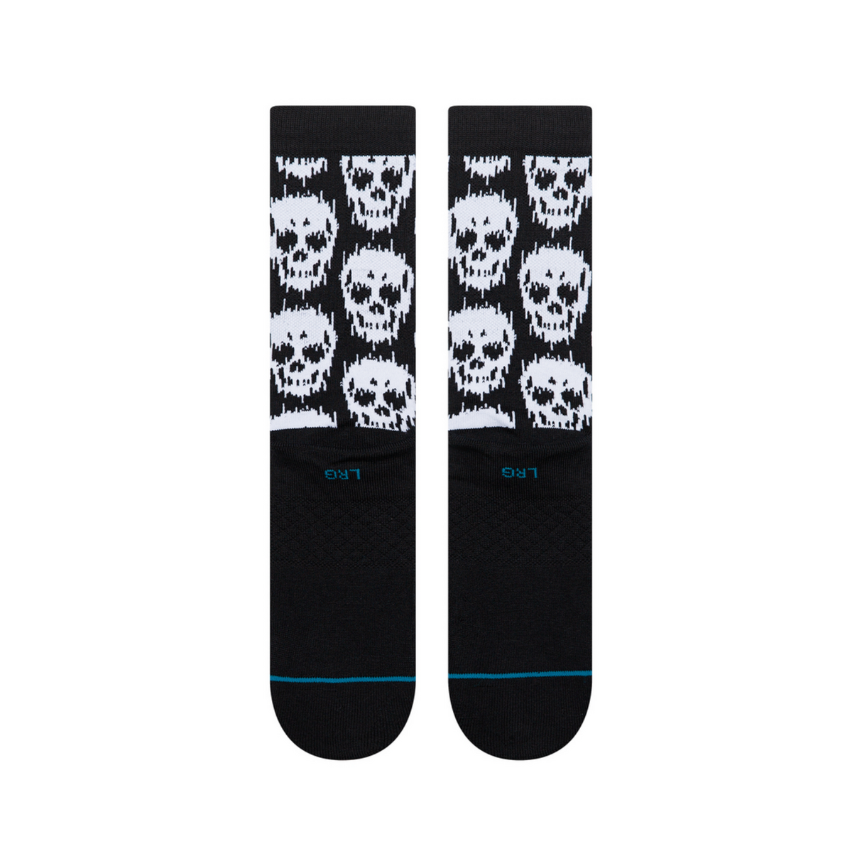 Stance Static Skull Black Socks