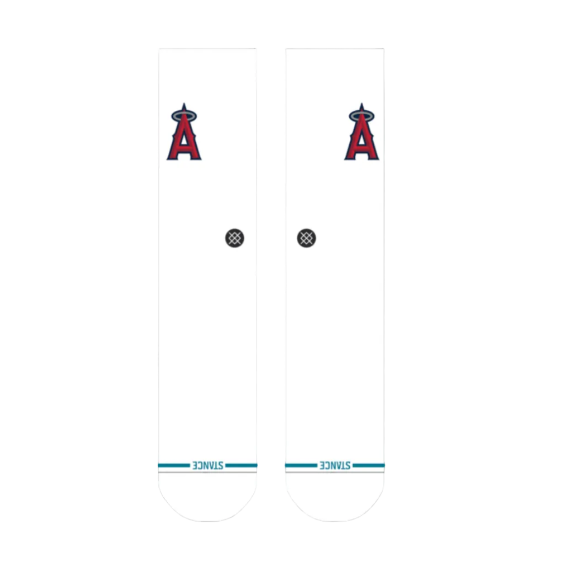 Stance Los Angeles Angels Crest White Socks