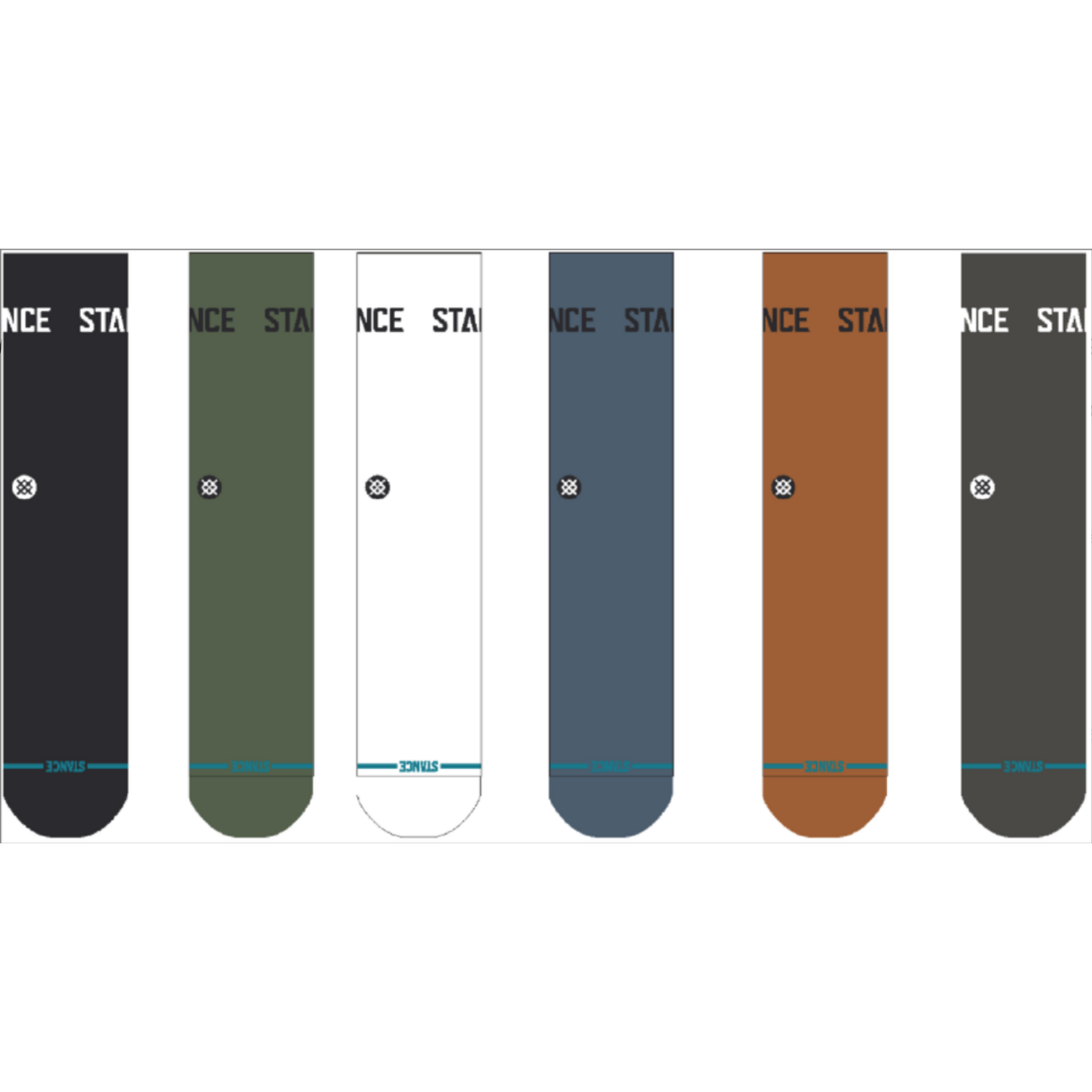 Stance Origin 6 Pack Blackberry Socks