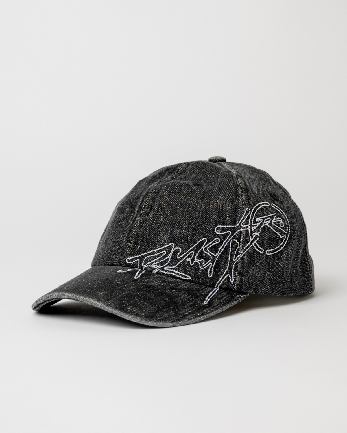 Rusty Hoodus Black 6 Panel Cap