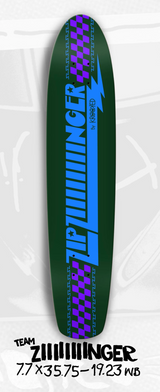 Krooked Team Ziiiiiiiinger 7.7" x 35.75" Skateboard Deck