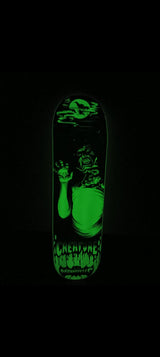 Creature Skateboards Darren Navarette Glow In The Dark Series Vampire 8.25" Vintage NOS Deck