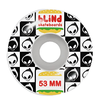 Blind Blind Burger Black White 53mm Skateboard Wheels