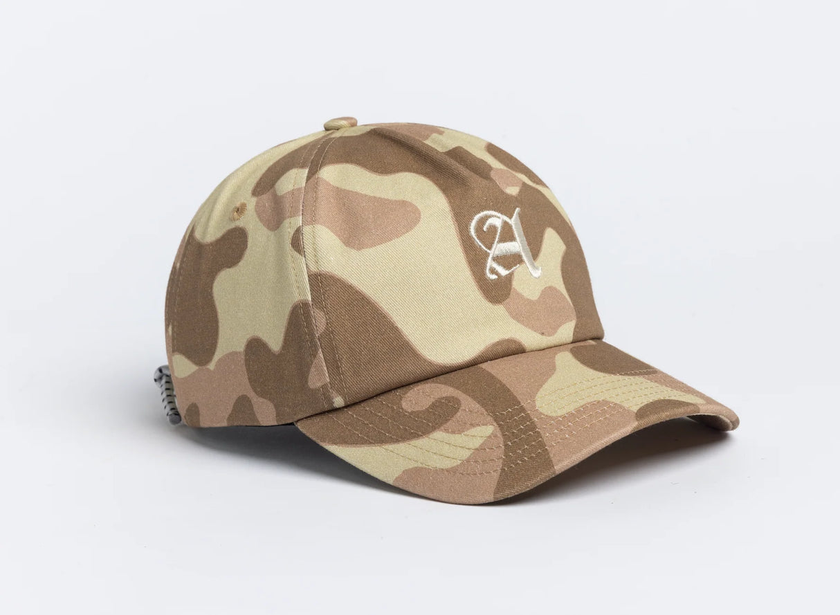 Autumn Camo 5 Panel Khaki Hat
