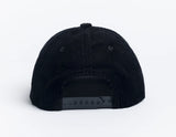 Autumn Cord 5 Panel Mesh Black Hat