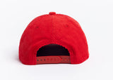 Autumn Cord 5 Panel Mesh Red Hat