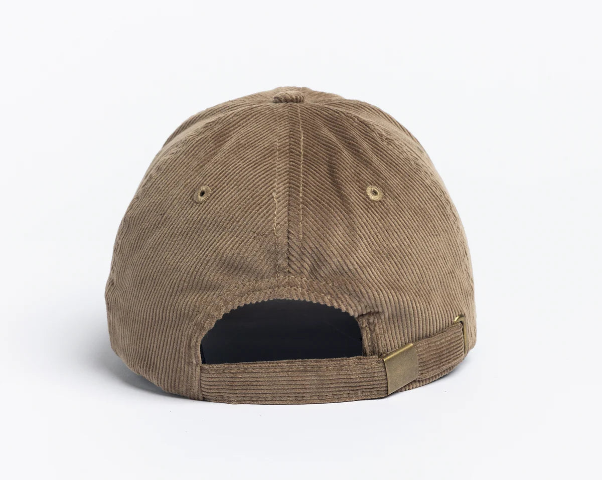 Autumn Cord 6 Panel Khaki Hat