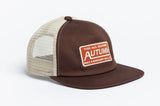 Autumn Trucker Strapback Brown Hat
