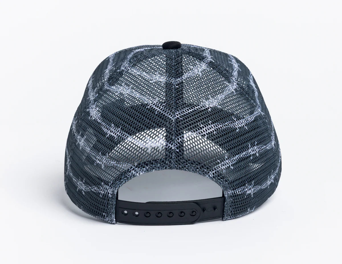 Autumn x Corduroy Barbed Trucker Black Hat