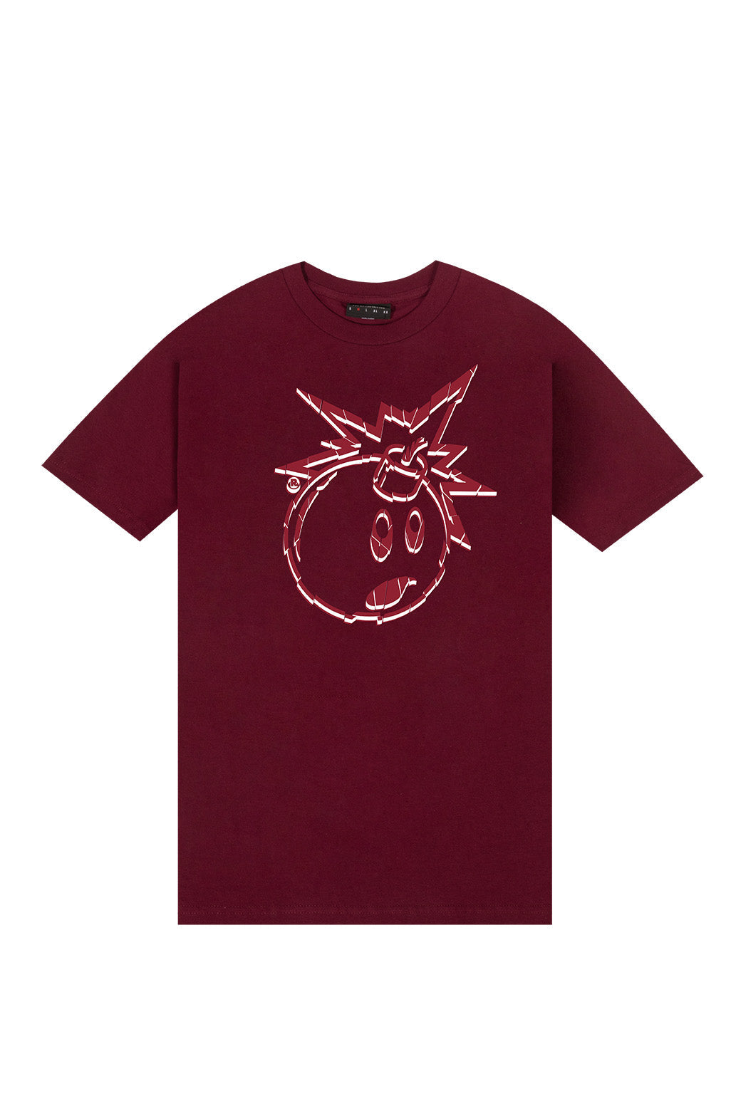 The Hundreds Shattered Adam Burgundy S/s Shirt