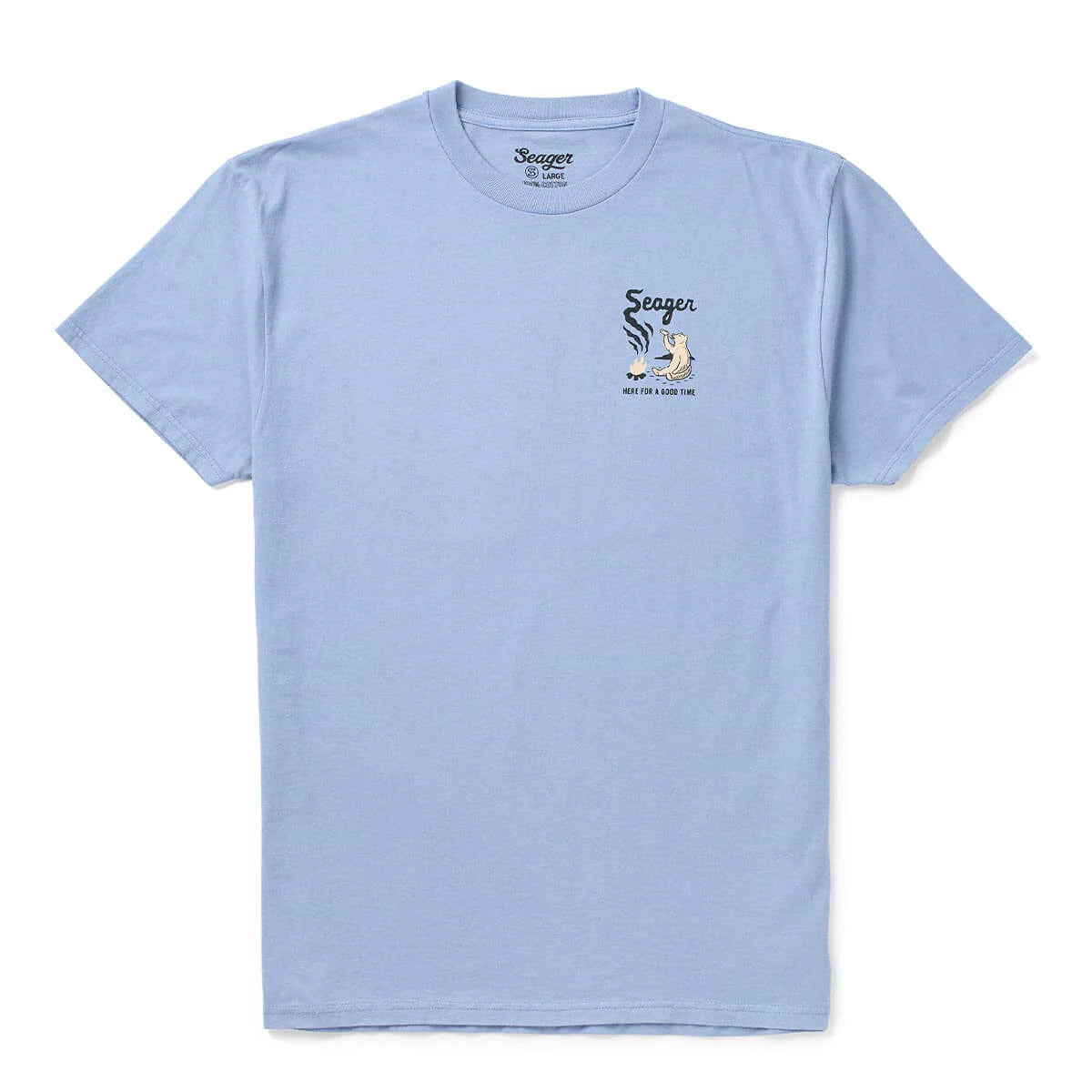 Seager Smokey Faded Denim S/s Shirt