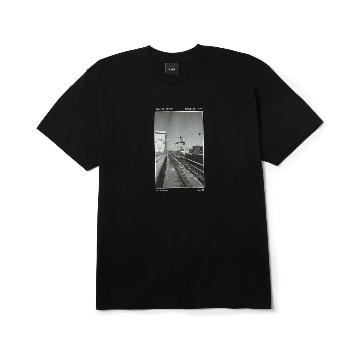 HUF Taking The Leap Black S/s Shirt