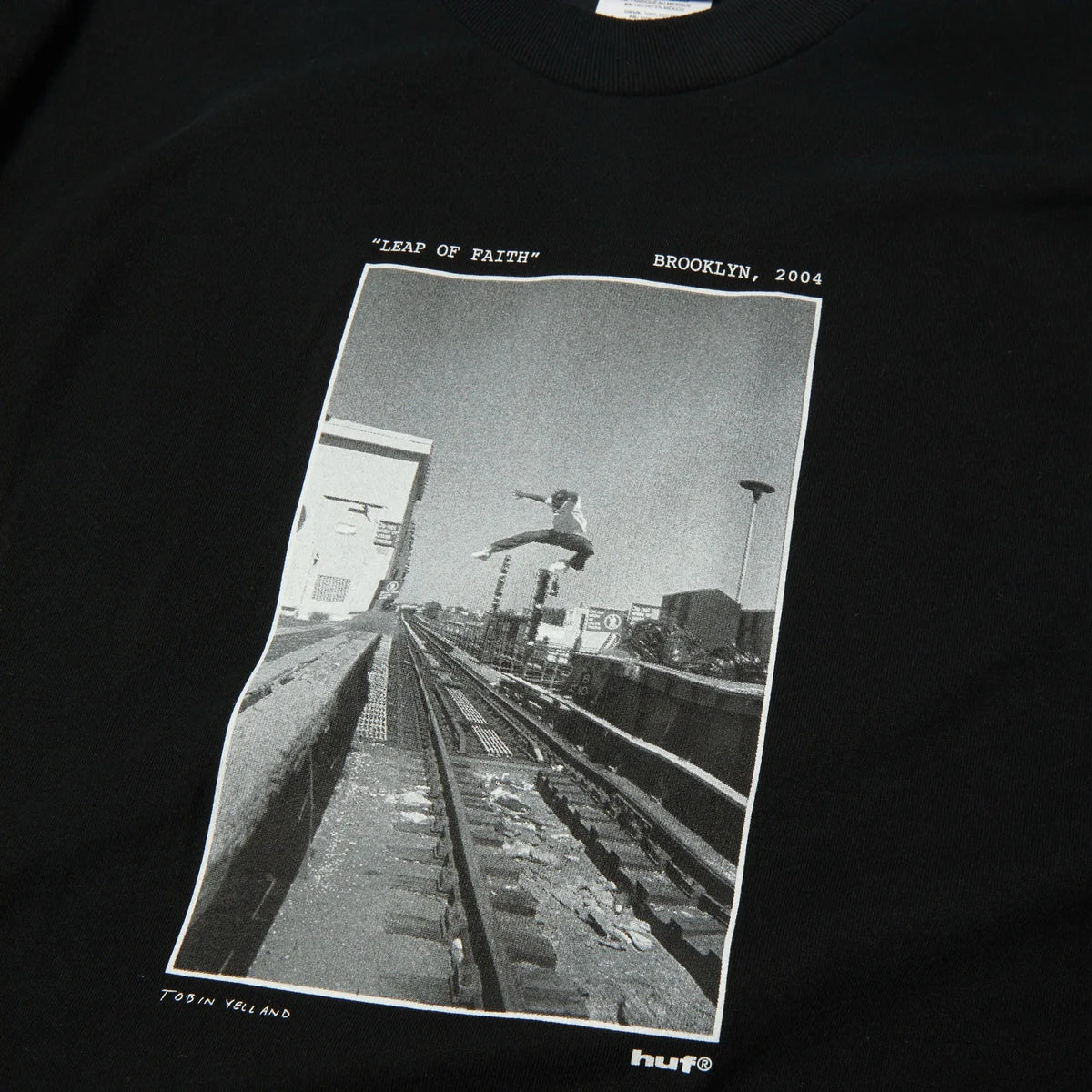 HUF Taking The Leap Black S/s Shirt