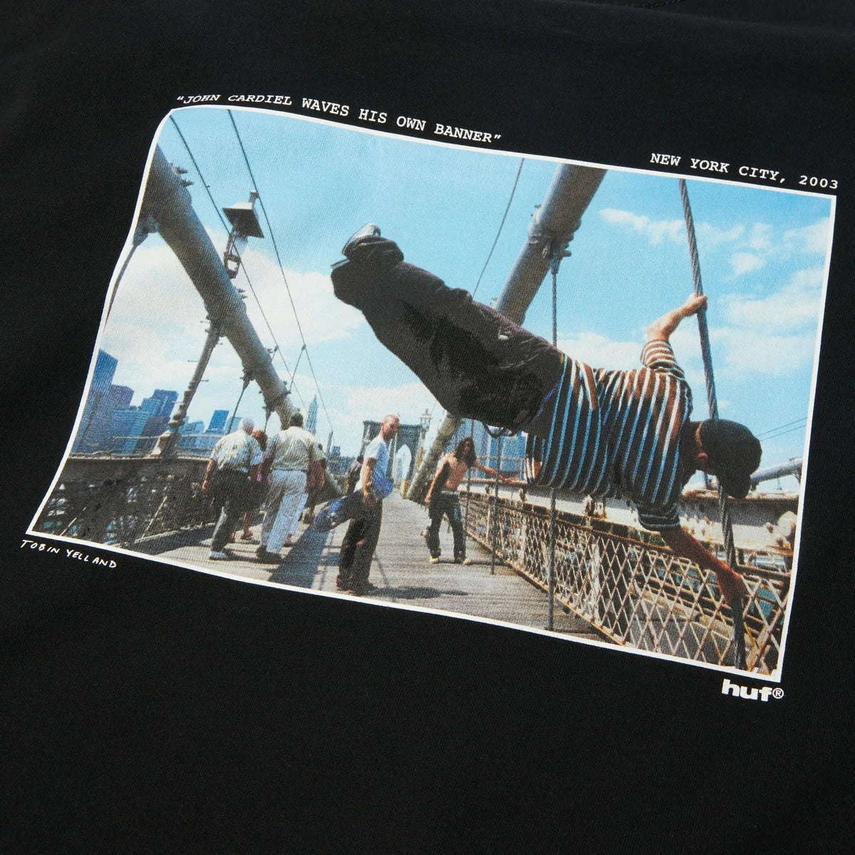HUF Taking The Leap Black S/s Shirt
