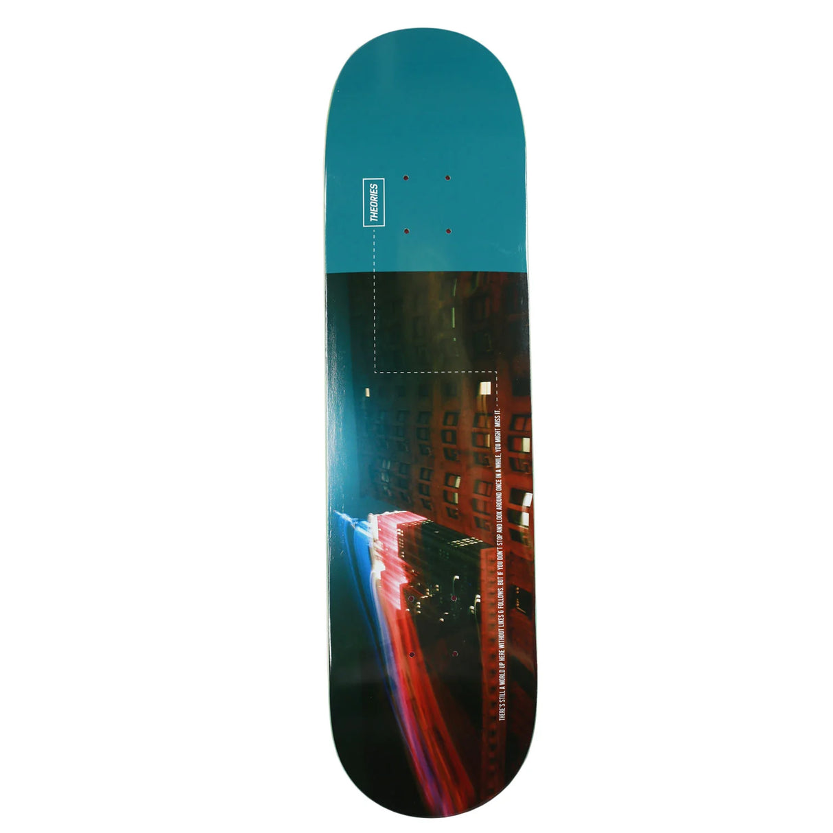 Theories Look Up! Skateboard Deck