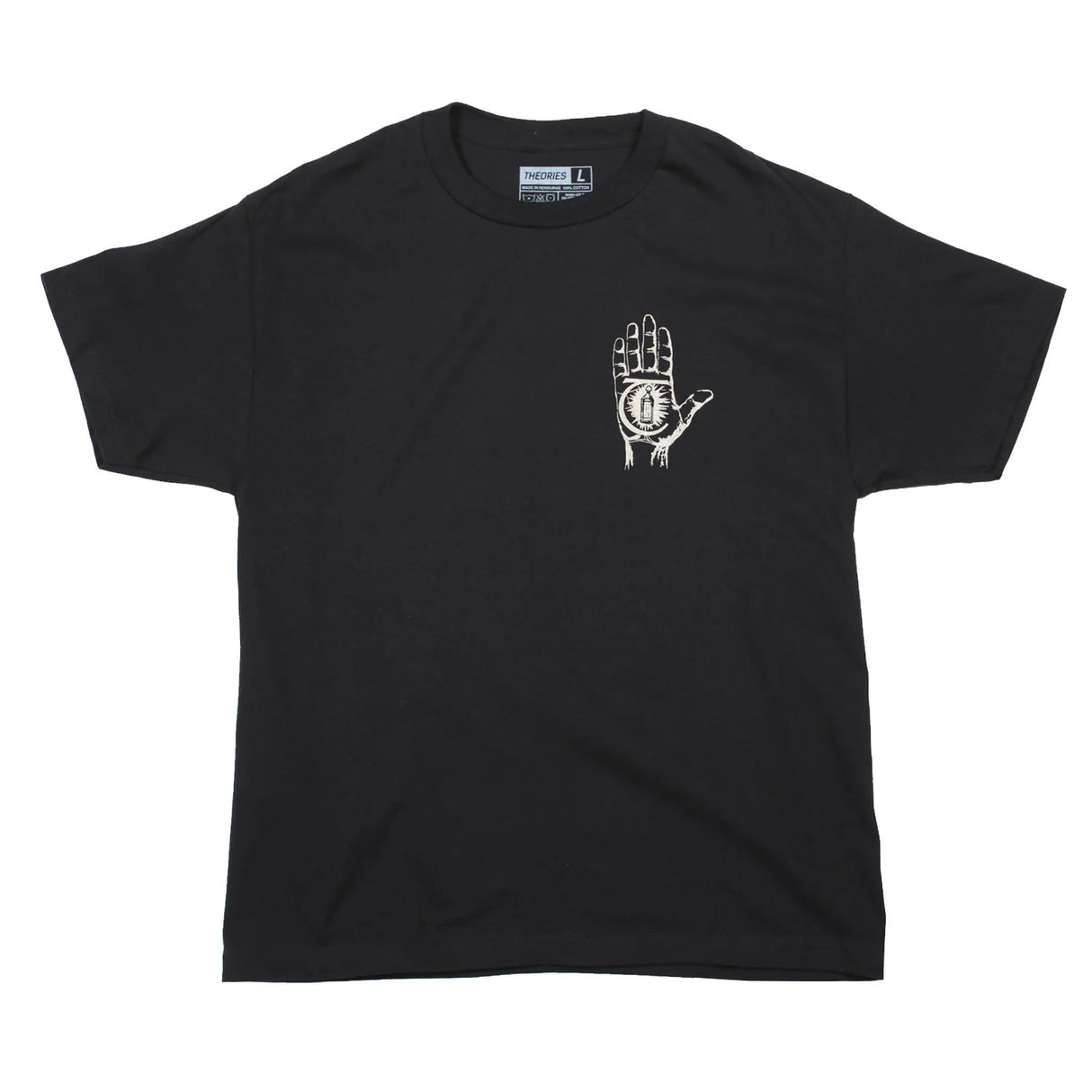 Theories Rasputin Washed Black T-Shirt