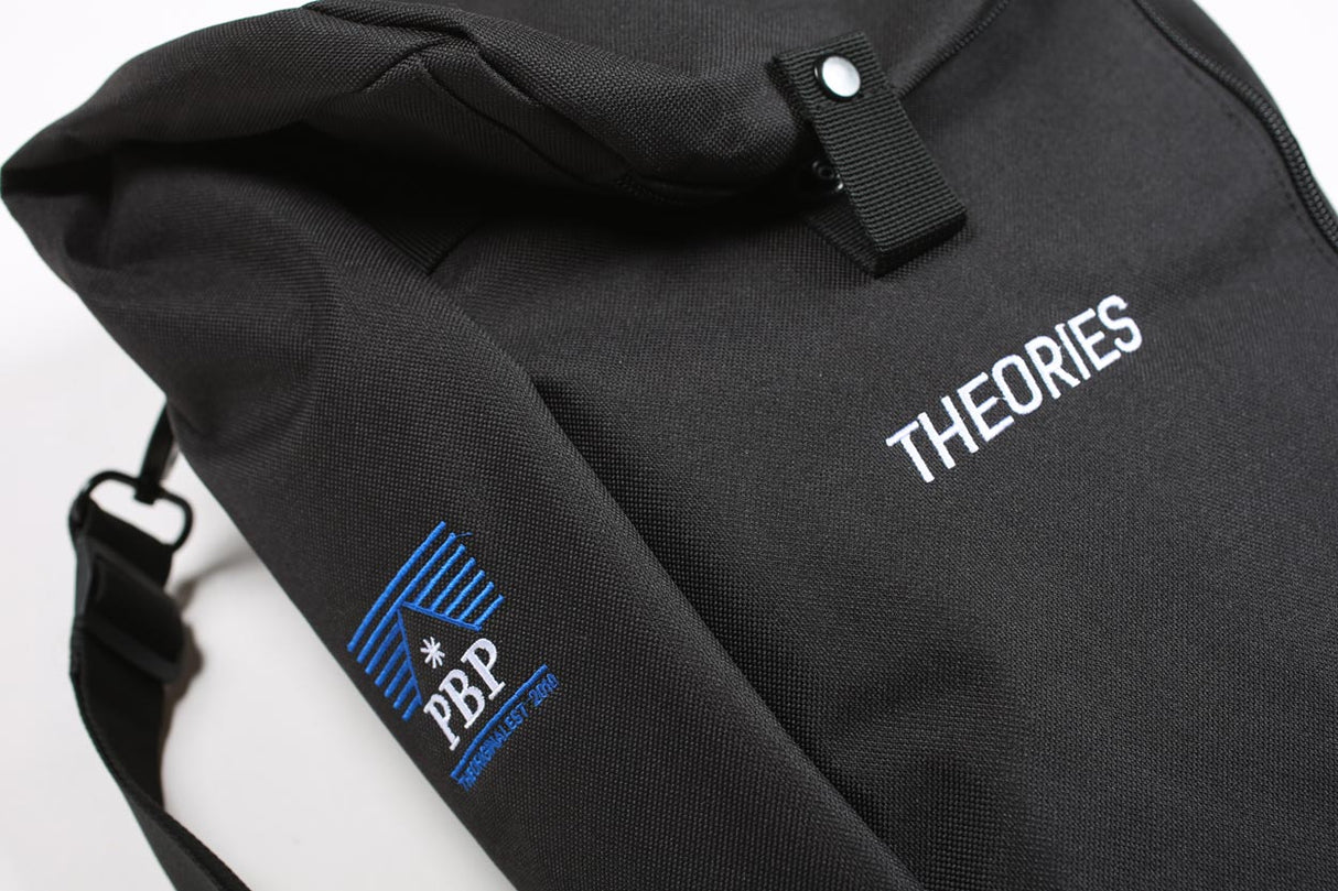 Theories x Pitbull Propaganda 3 Way Black Skateboard Backpack Duffel