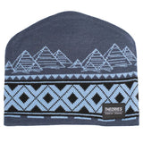 Theories Encoded Eggplant/Sky Blue Beanie