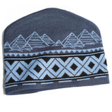 Theories Encoded Eggplant/Sky Blue Beanie