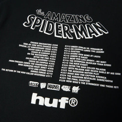 Huf X Marvel Spider-Man Three Hundred Black S/s Shirt