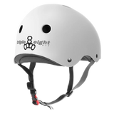 Triple Eight "The Certified Sweatsaver" White Matte Helmet