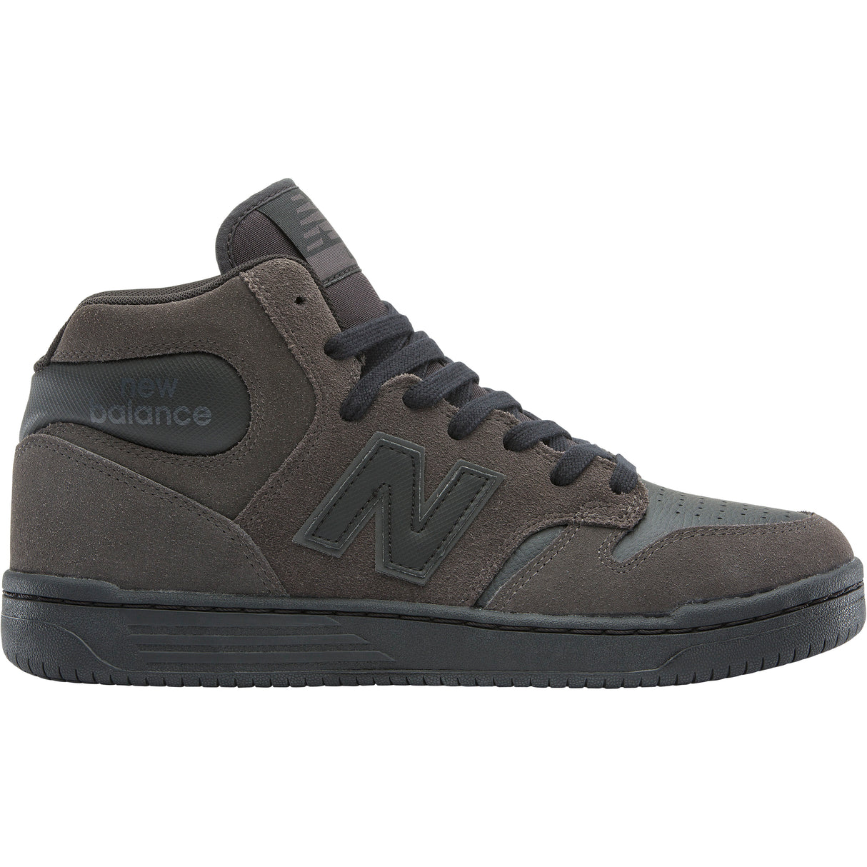 New Balance Numeric 480 High WIDE Charcoal/Black Skate Shoes (UN480HGB-WIDE)