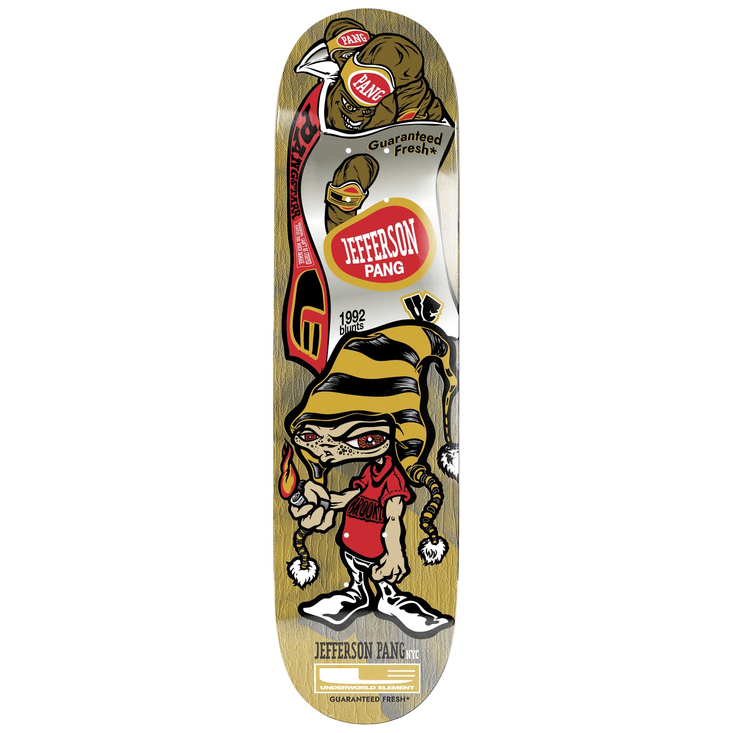 Underworld Element Jeff Pang Guaranteed Fresh EX7 Skateboard Deck