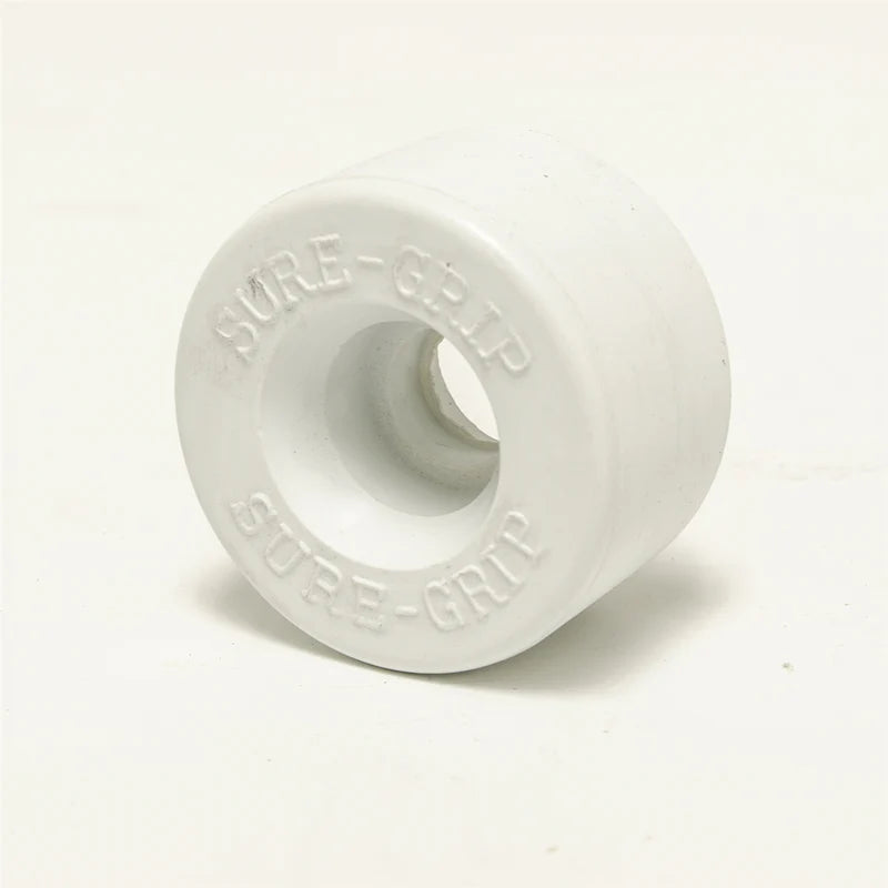 Sure-Grip Velvet 55mm (Set of 8) White Roller Skate Wheels