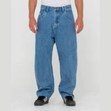Rusty Flip Daddy Middy Blue Tapeless Jean